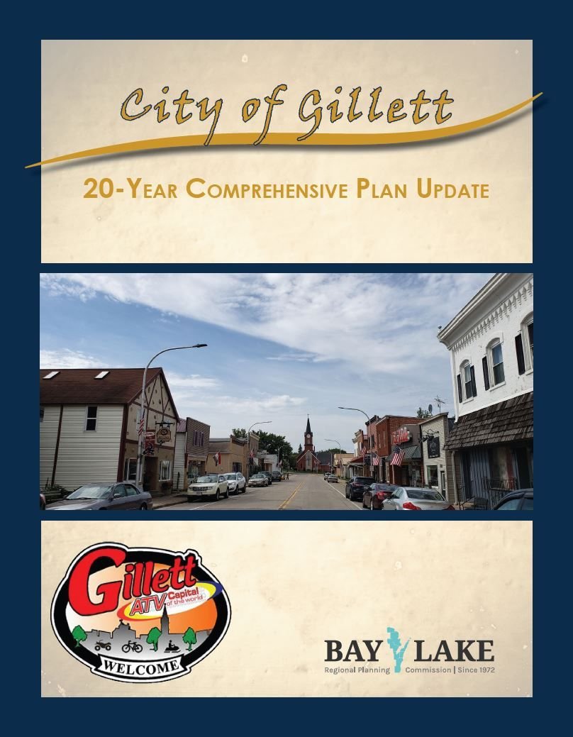 Cover - City of Gillett Comprehensive Plan.JPG