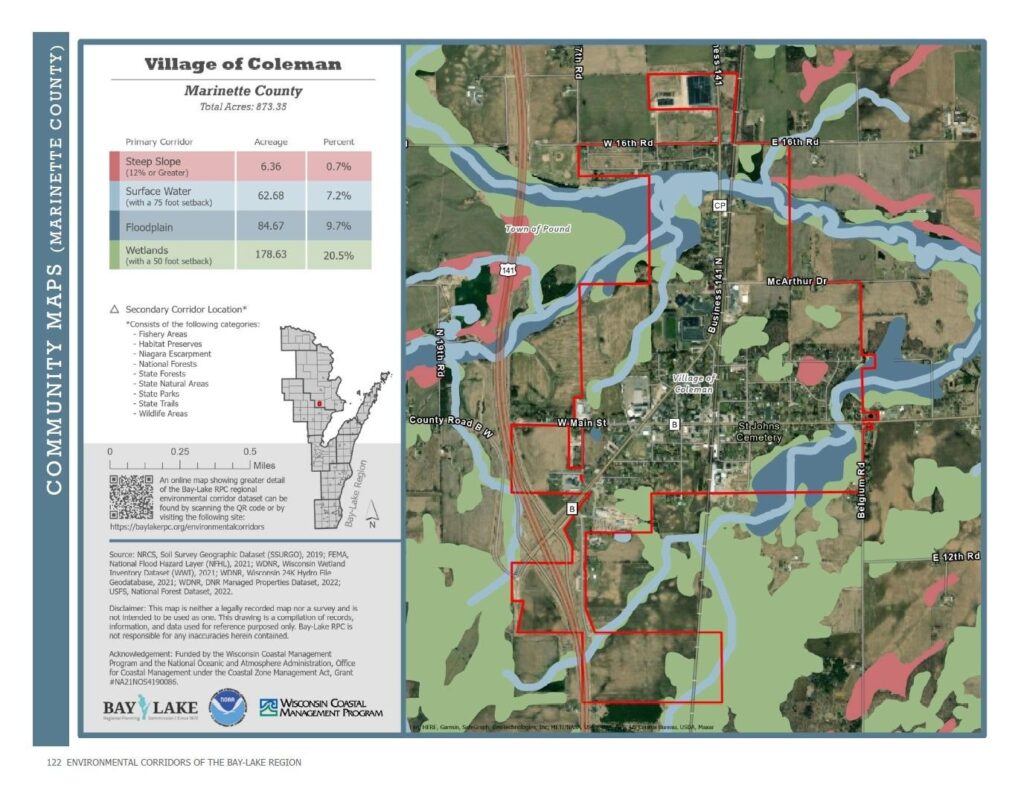 Environmental Corridors Community Map Series